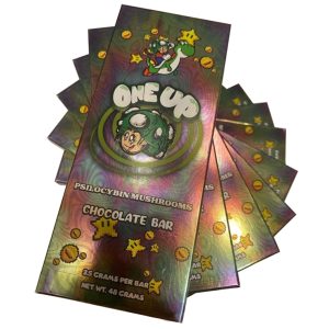 one up mushroom chocolate bars